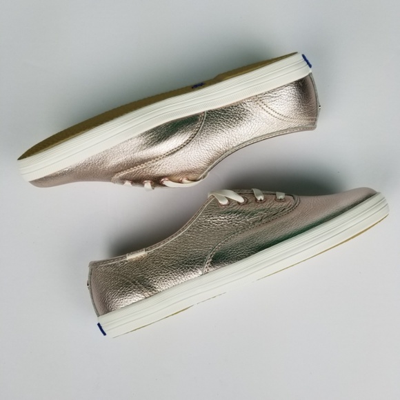 women's keds x kate spade new york champion metallic kid suede